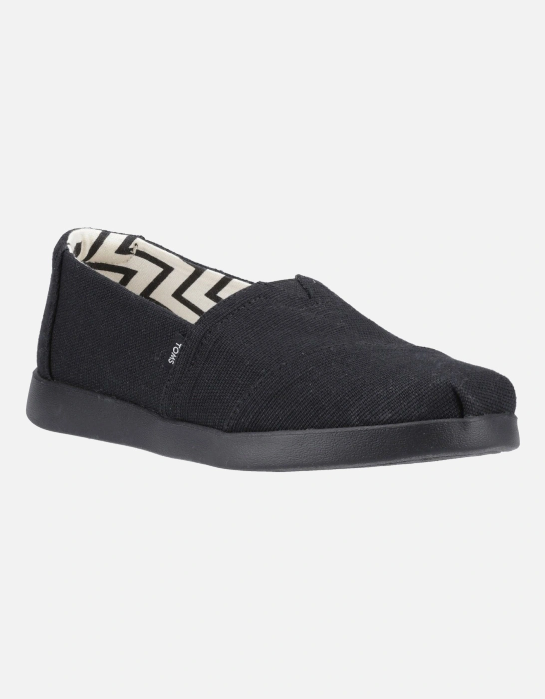 TOMS Women's TOMS Women's Alpargata Plus Shoe in Black/Black
