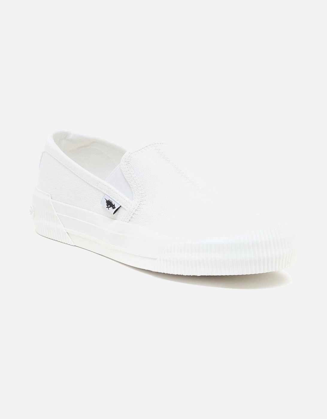 Cheeryful 12A Canvas Women's White Trainers, 8 of 7