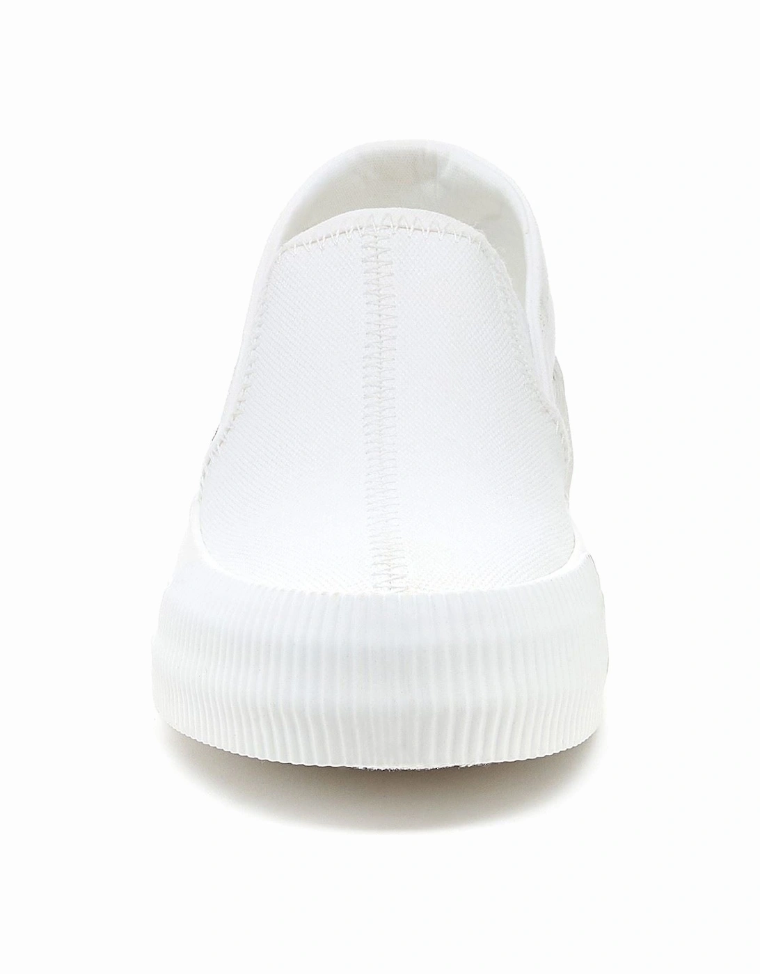 Cheeryful 12A Canvas Women's White Trainers