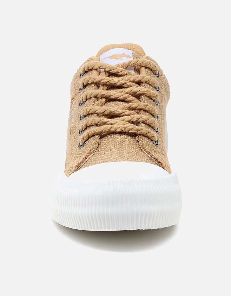 Cheery Heidi Cotton Women's Dark Natural Trainers