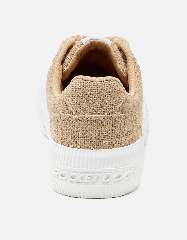 Cheery Heidi Cotton Women's Dark Natural Trainers