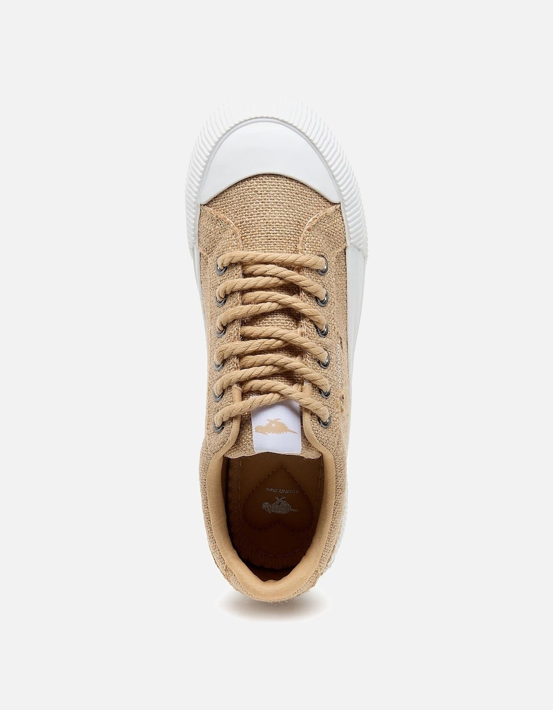 Cheery Heidi Cotton Women's Dark Natural Trainers