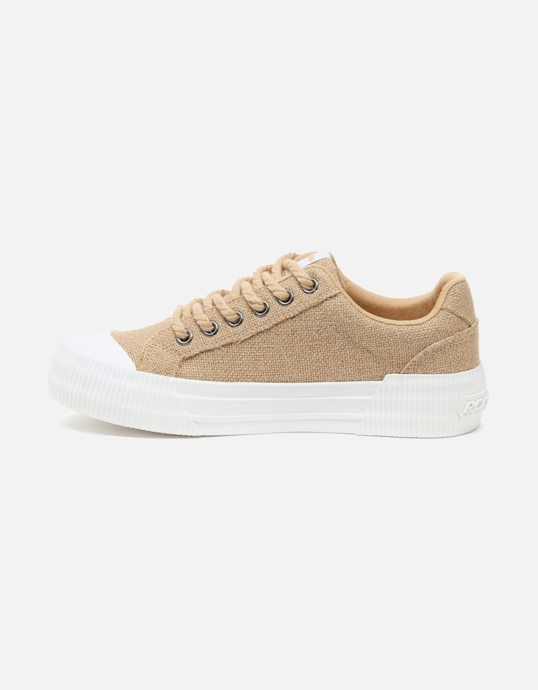 Cheery Heidi Cotton Women's Dark Natural Trainers