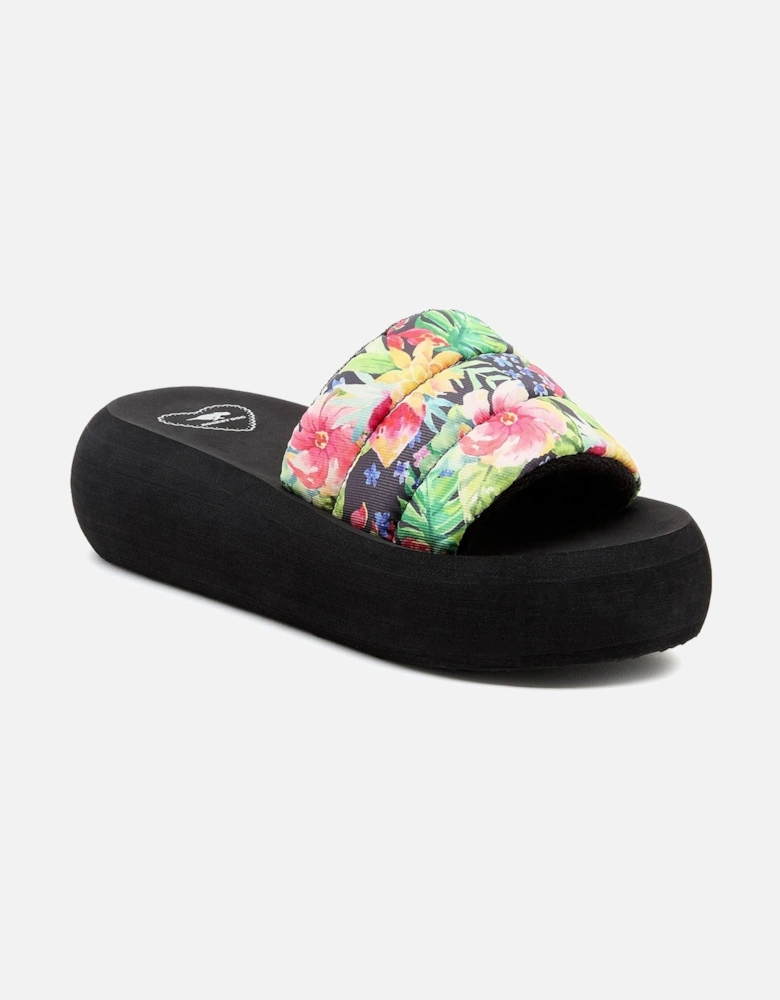 Splash Bahama Textile Women's Black/Multi Sandals
