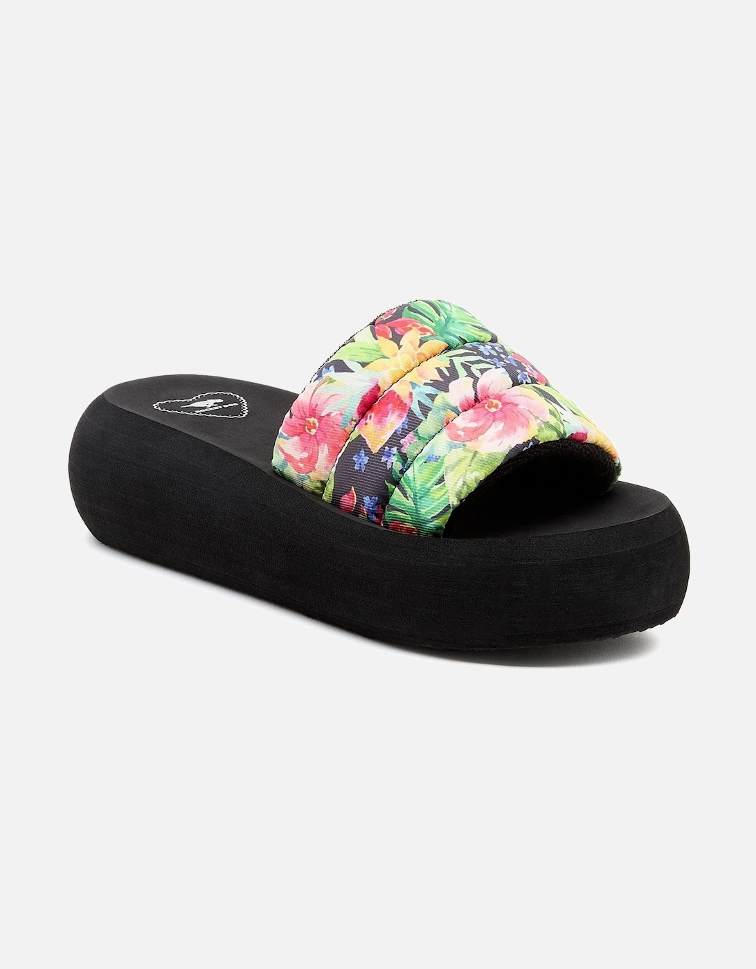 Splash Bahama Textile Women's Black/Multi Sandals, 8 of 7