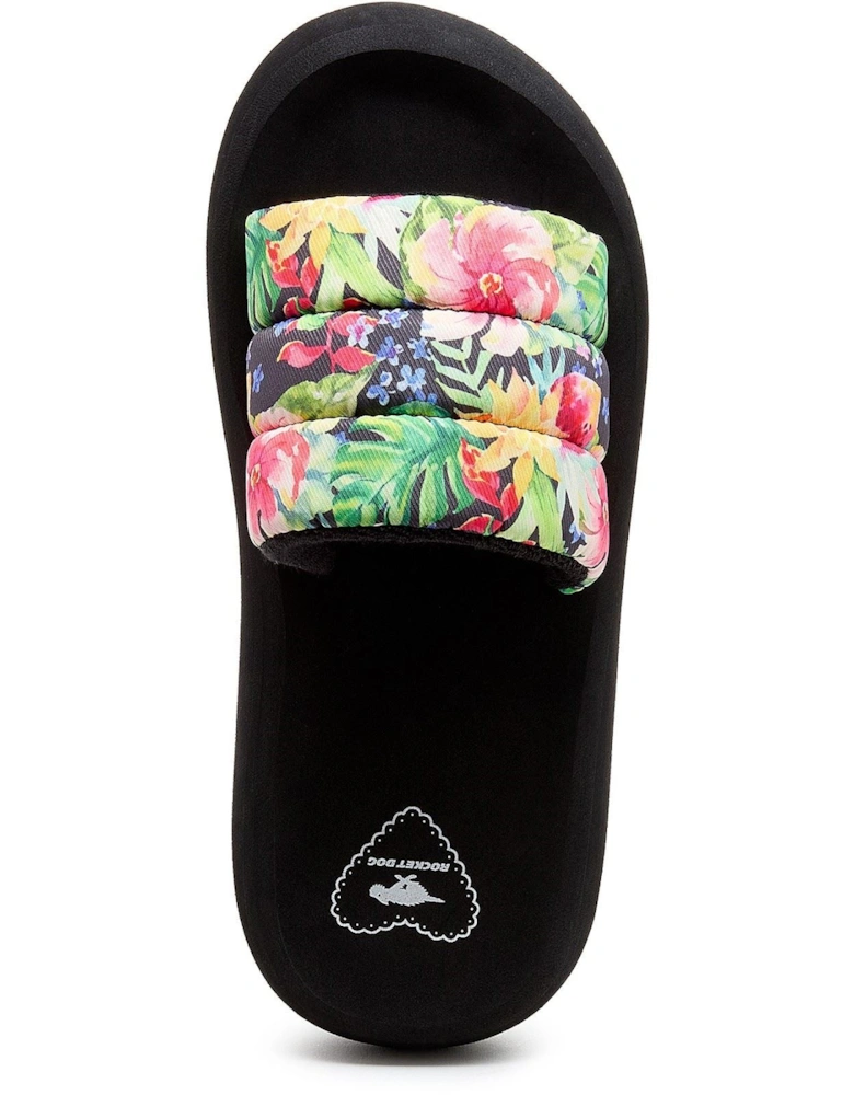 Splash Bahama Textile Women's Black/Multi Sandals