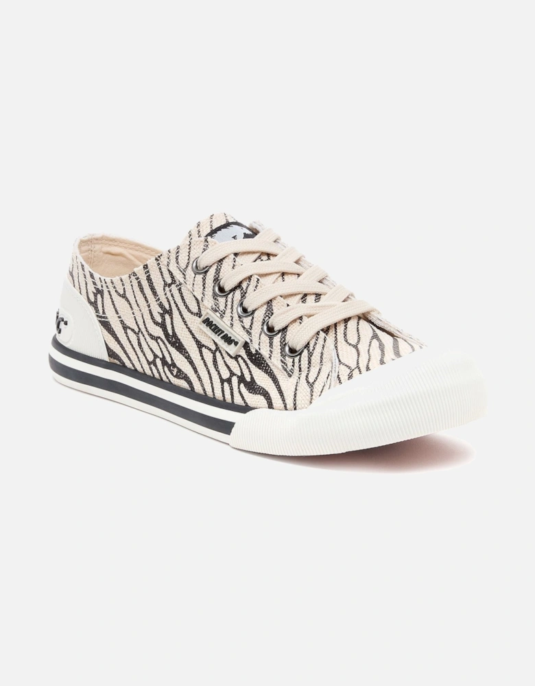 Jazzin Wales Cotton Women's Black Trainers