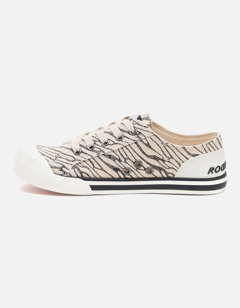 Jazzin Wales Cotton Women's Black Trainers
