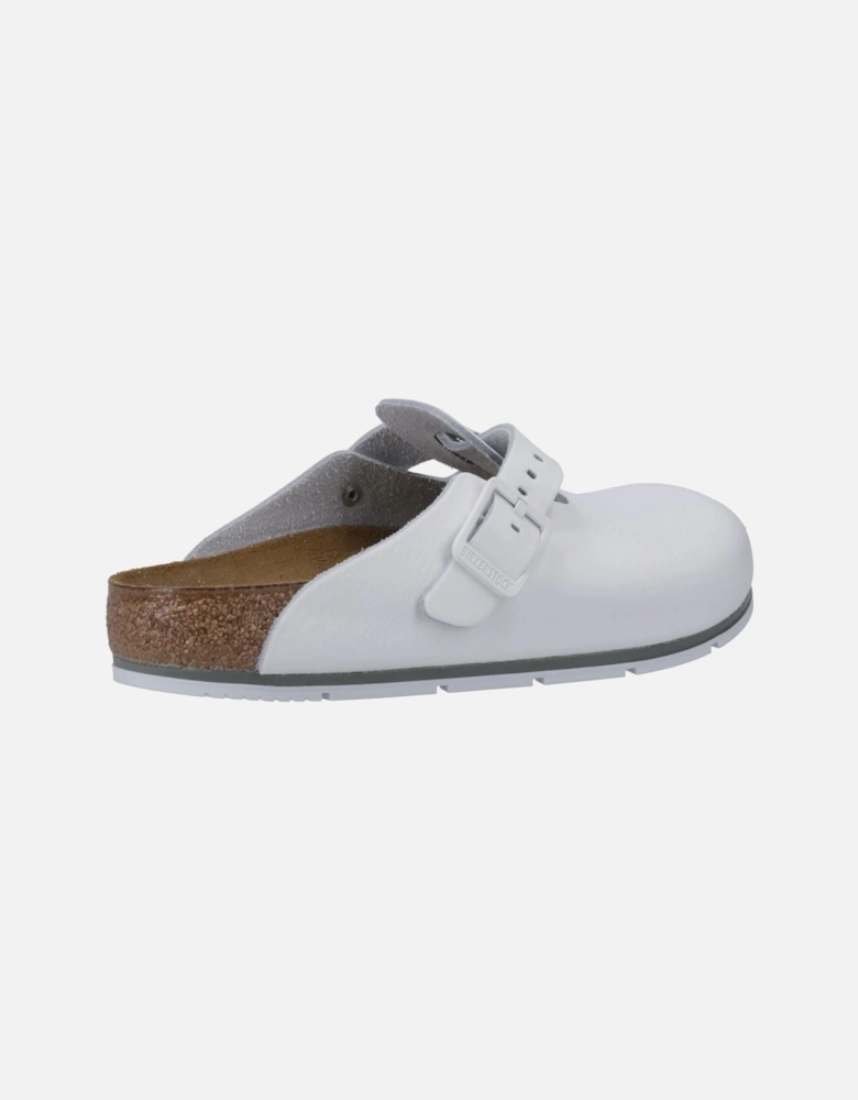 Pro Leather Women's White Clogs