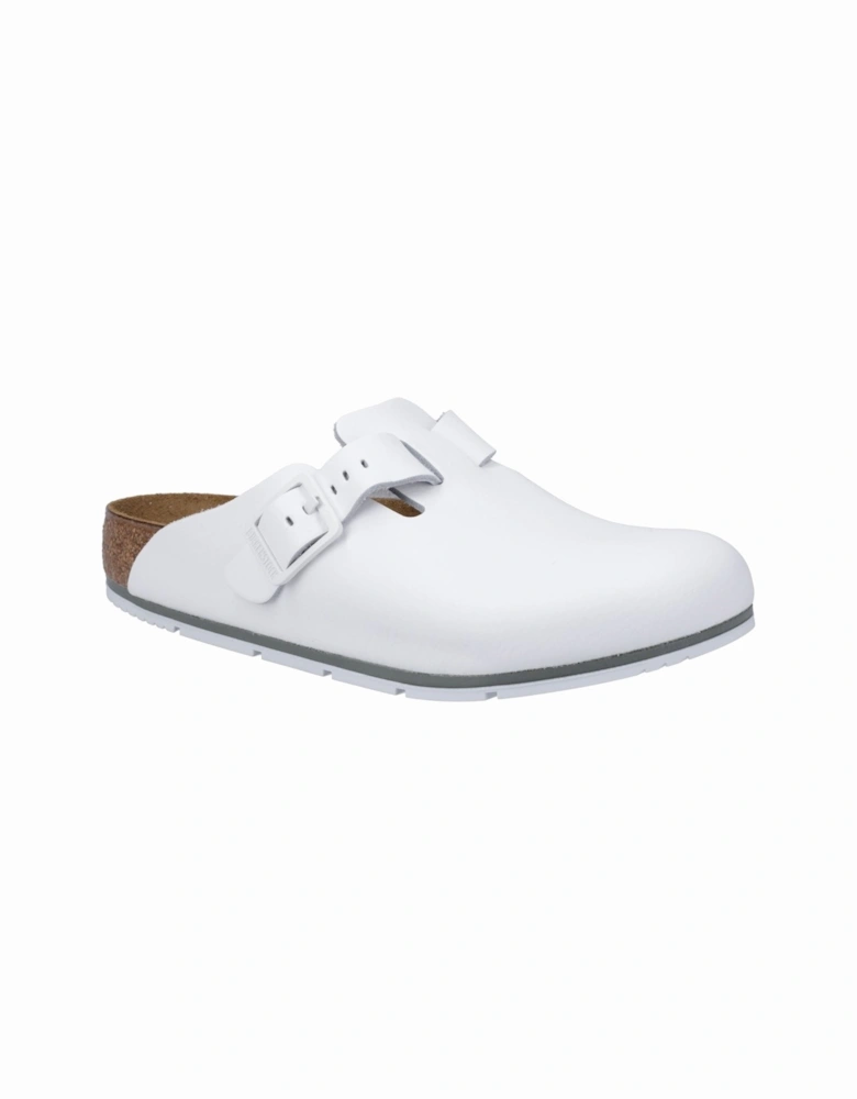 Pro Leather Women's White Clogs