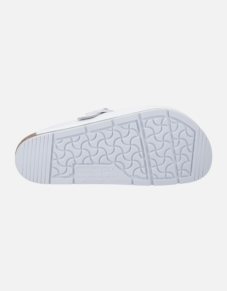 Pro Leather Women's White Clogs