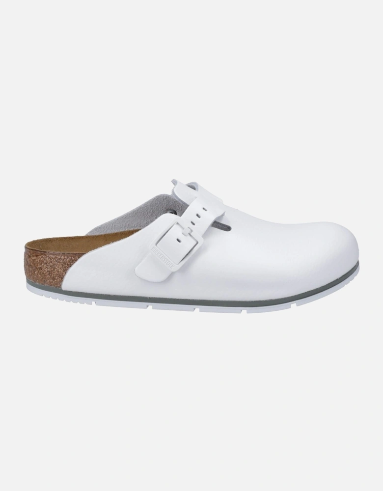 Pro Leather Women's White Clogs