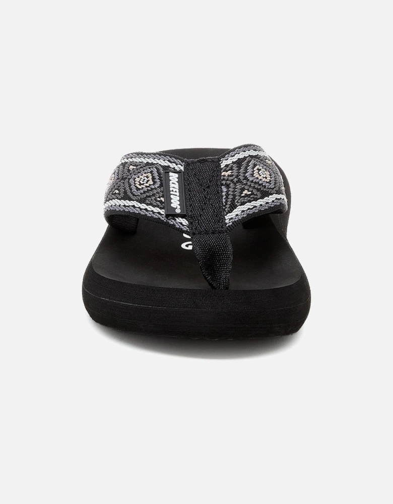 Spotlight Camden Cotton Women's Black/Multi Sandals
