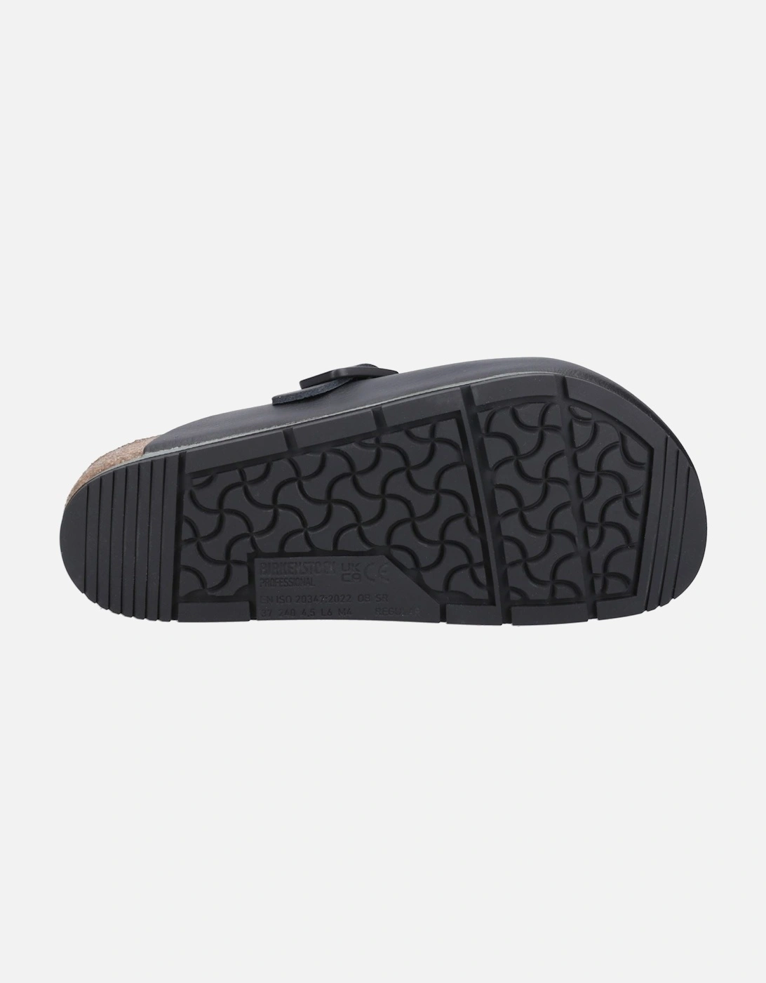 Pro Leather Women's Black Clogs