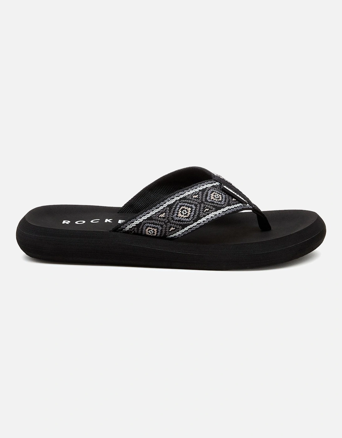 Spotlight Camden Cotton Women's Black/Multi Sandals