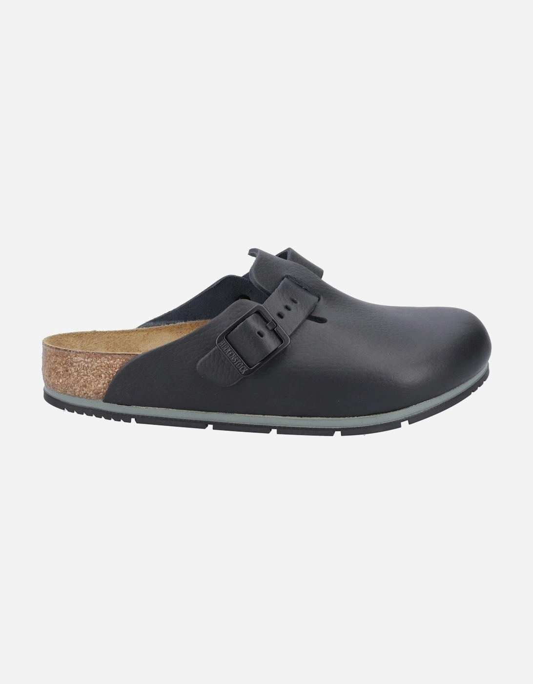 Pro Leather Women's Black Clogs