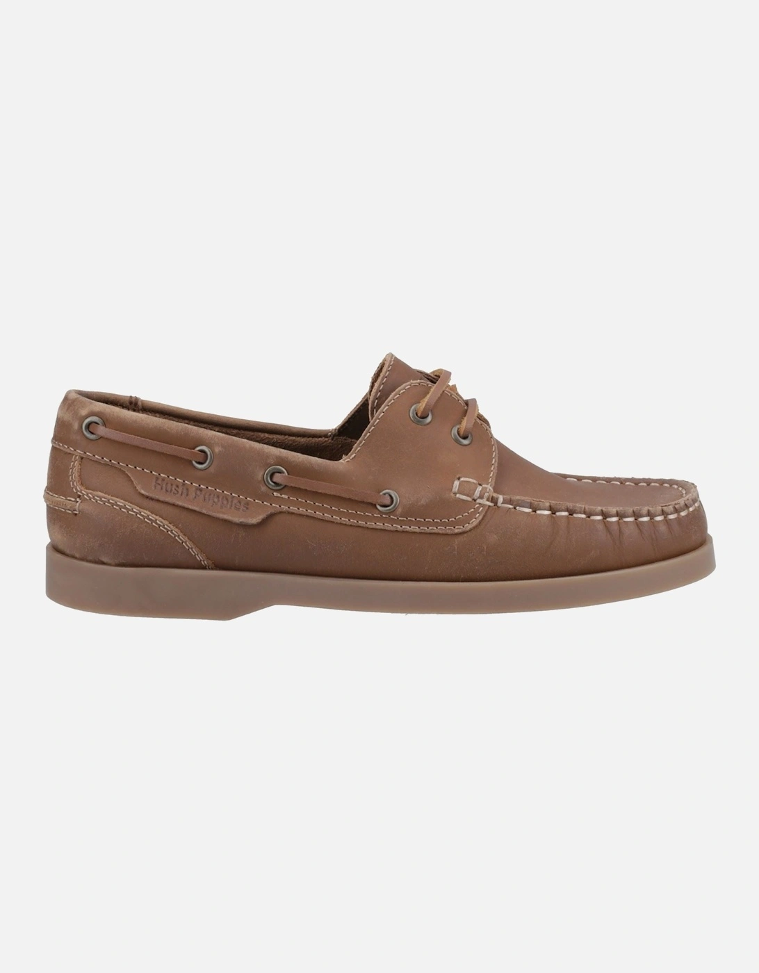 Isabel Leather Women's Tan Boat Shoes