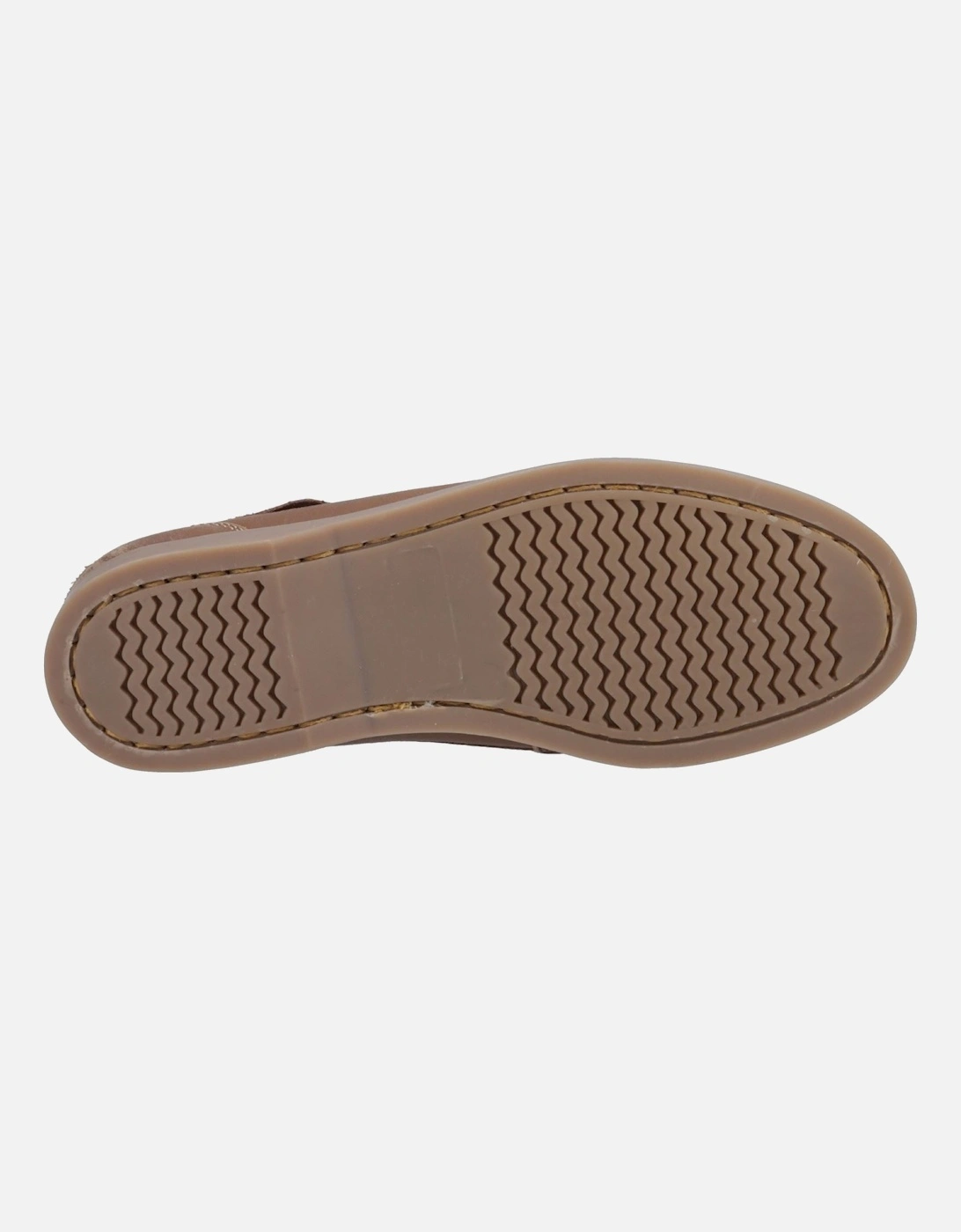 Isabel Leather Women's Tan Boat Shoes, 3 of 2