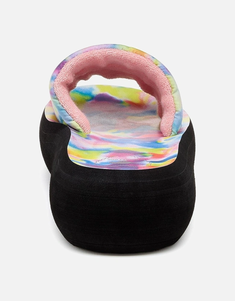 Splash Loyal Tie Dye Textile Women's Pink/Multi Sandals