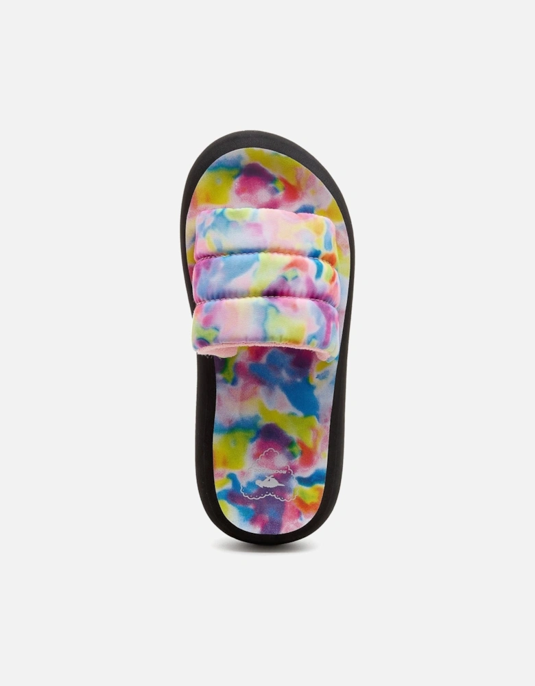 Splash Loyal Tie Dye Textile Women's Pink/Multi Sandals