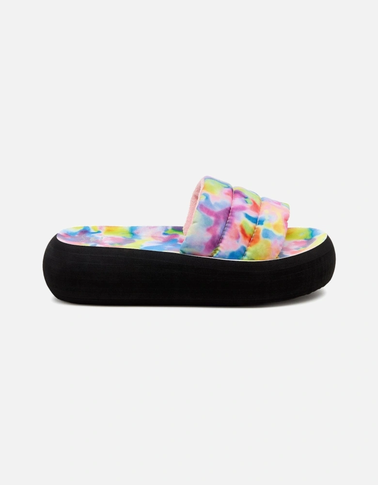 Splash Loyal Tie Dye Textile Women's Pink/Multi Sandals