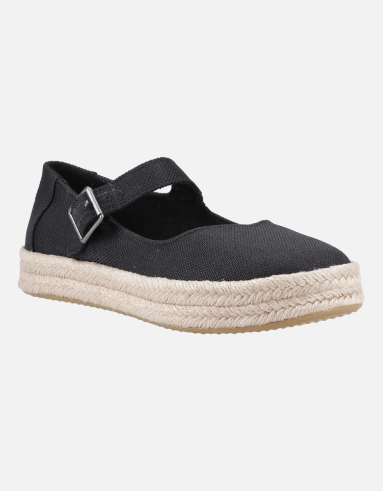 Carolina Mary Jane Polyester Women's Black Espadrilles