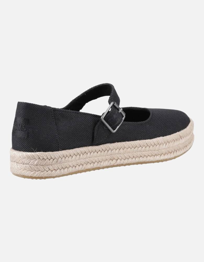 Carolina Mary Jane Polyester Women's Black Espadrilles