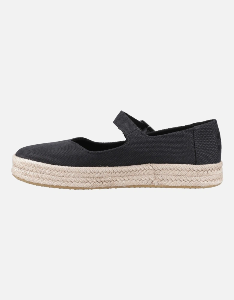Carolina Mary Jane Polyester Women's Black Espadrilles