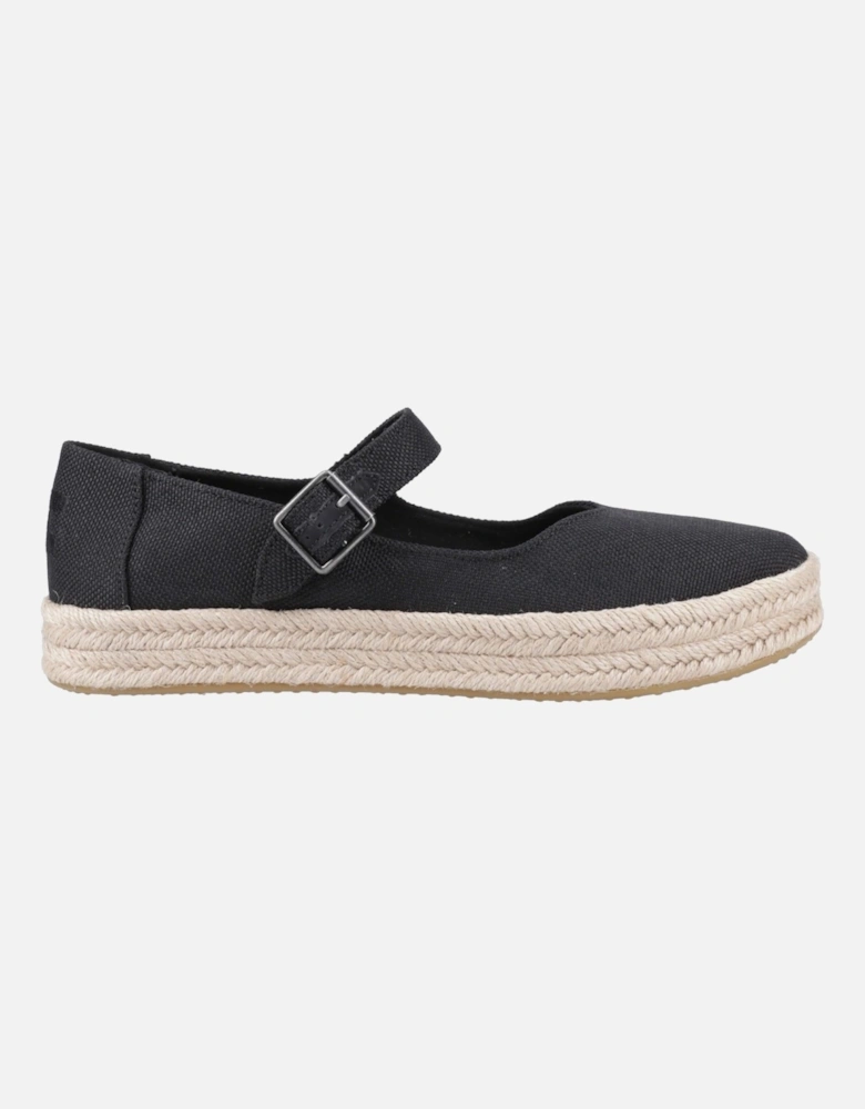 Carolina Mary Jane Polyester Women's Black Espadrilles