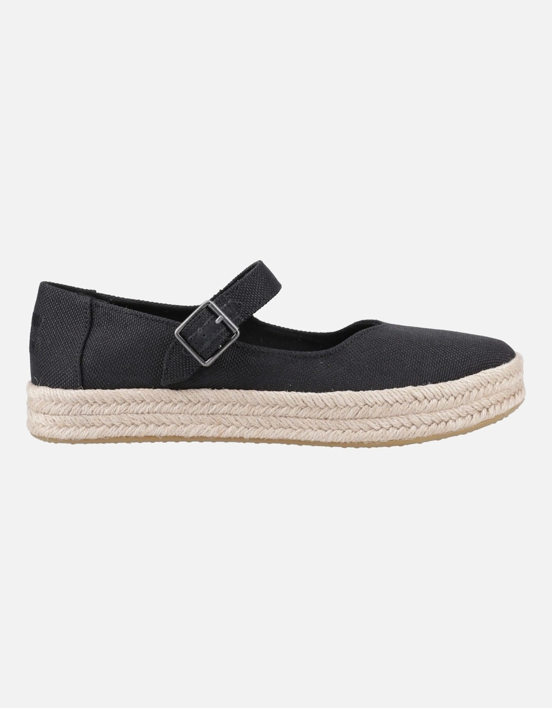 Carolina Mary Jane Polyester Women's Black Espadrilles