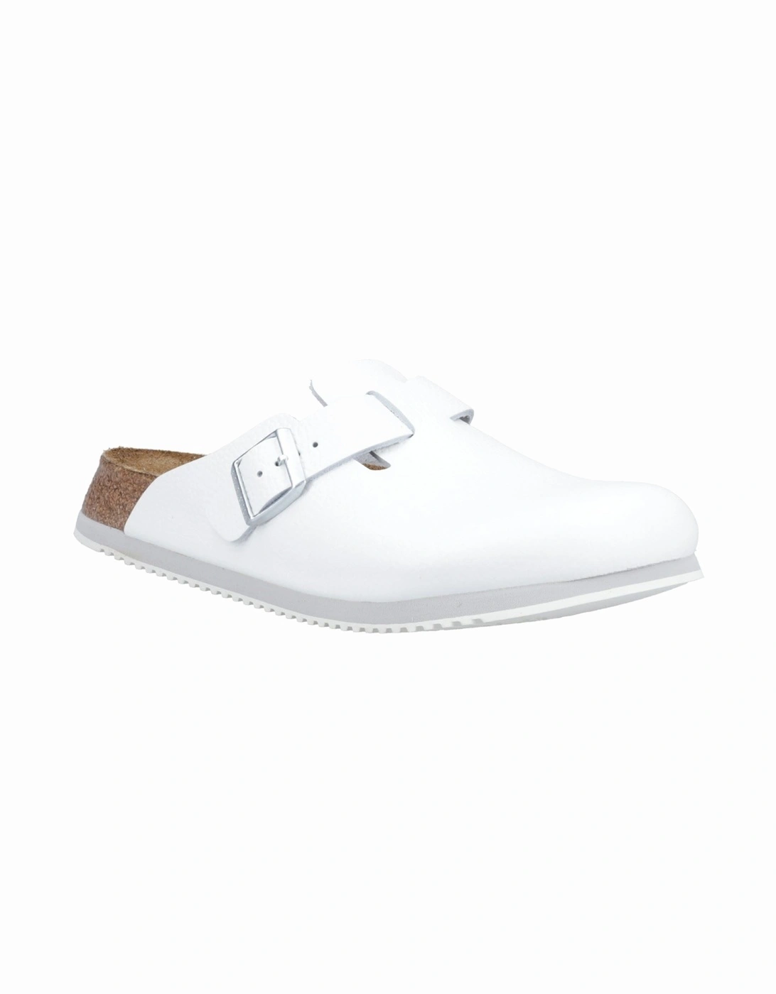 Leather Men's White Clogs, 6 of 5