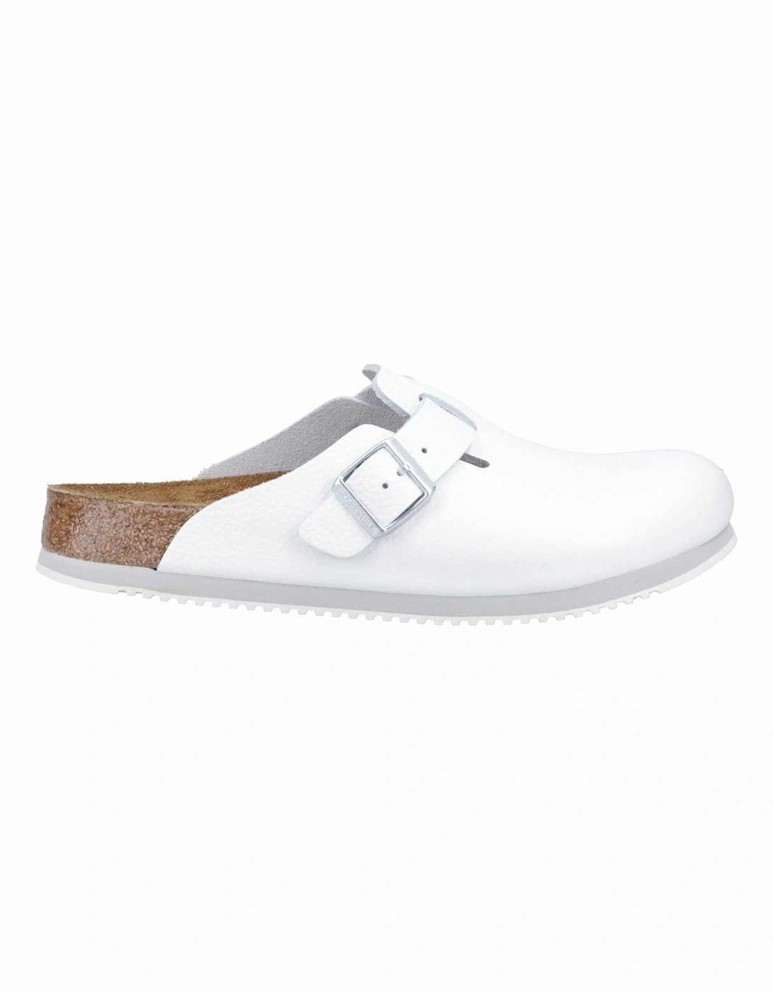 Leather Men's White Clogs
