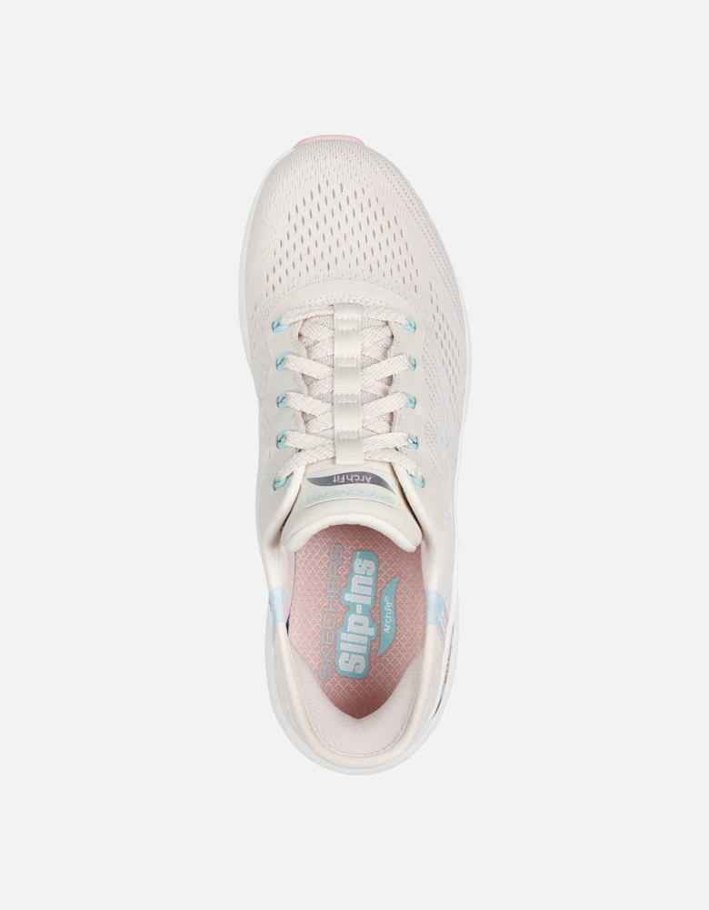 Arch Fit 2.0 - Easy Chic Textile Women's Natural/Pink Trainers
