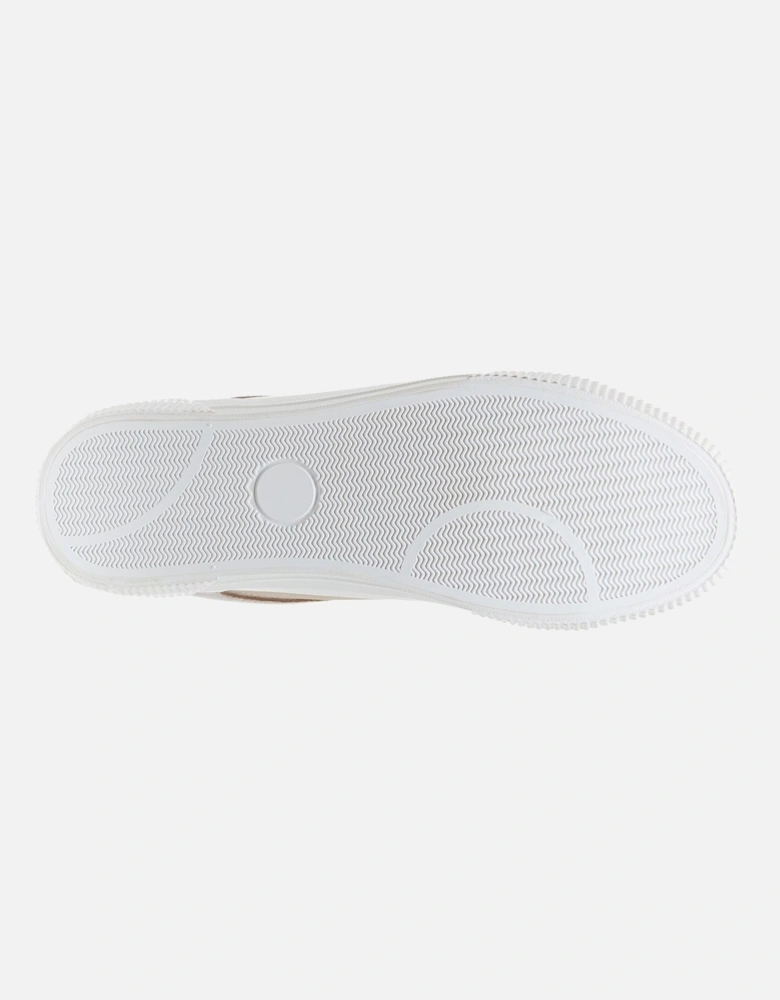 Cheery Blocked PU/Seude Women's Taupe Trainers