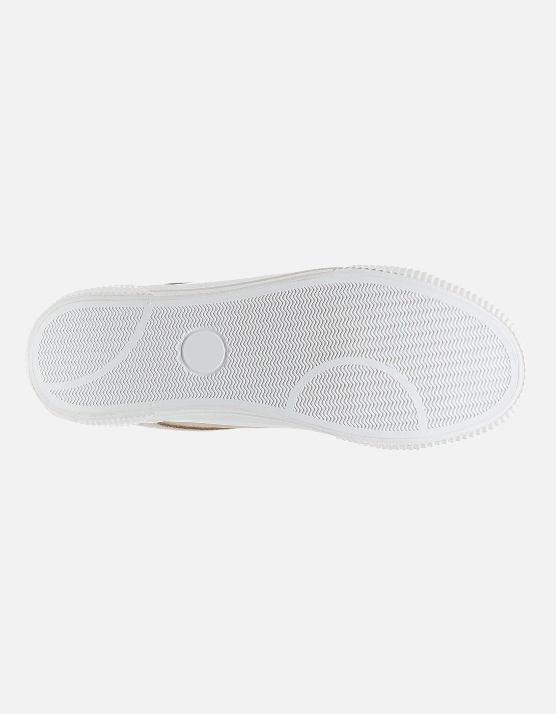 Cheery Blocked PU/Seude Women's Taupe Trainers