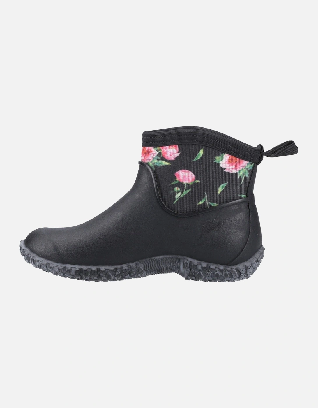 Muck Boots Muckster II Ankle Rubber Black/Roses Wellington Boots