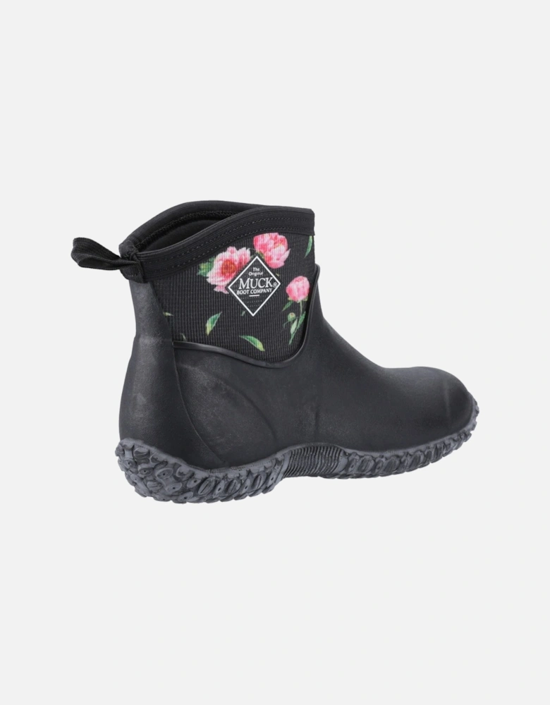 Muck Boots Muckster II Ankle Rubber Black/Roses Wellington Boots