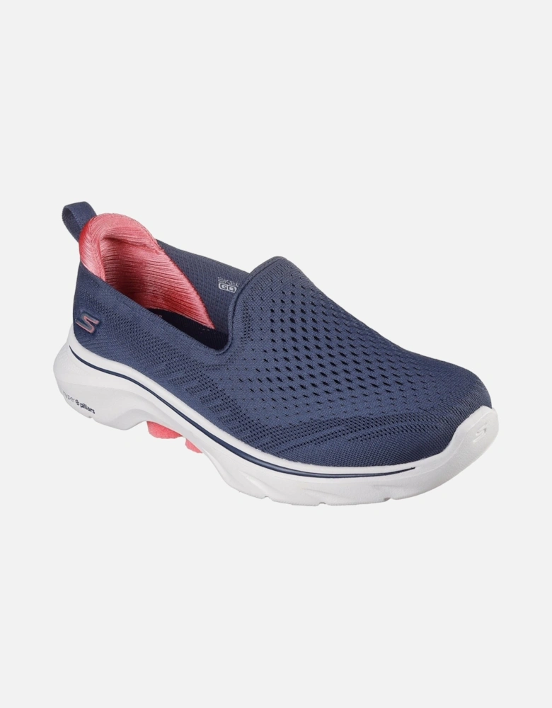 7 - Vina Textile Women's Navy/Coral Trainers