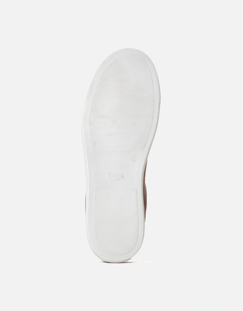 London Tucker Leather Men's Burnt Tan Trainers