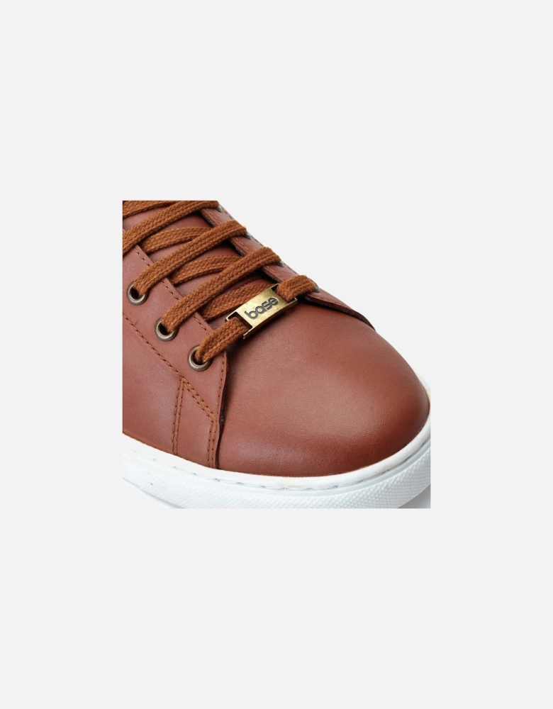 London Tucker Leather Men's Burnt Tan Trainers