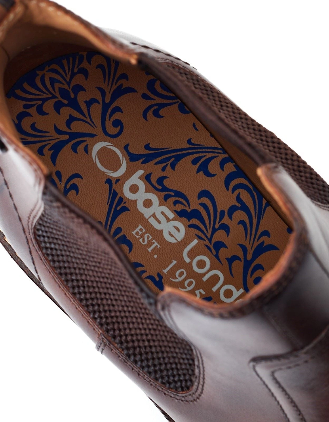 London Bloom Leather Men's Burnt Brown Boots