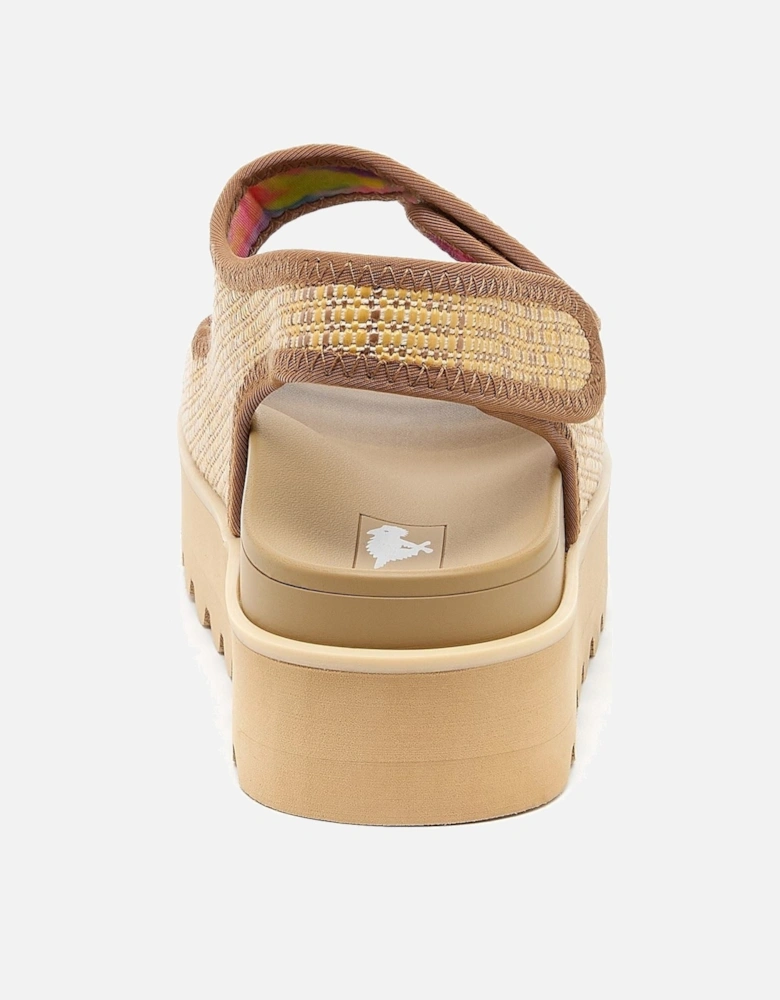 Balmy Raffia Textile Women's Natural Sandals