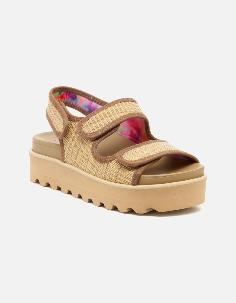 Balmy Raffia Textile Women's Natural Sandals