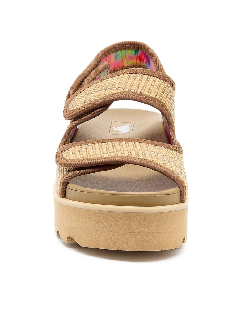 Balmy Raffia Textile Women's Natural Sandals
