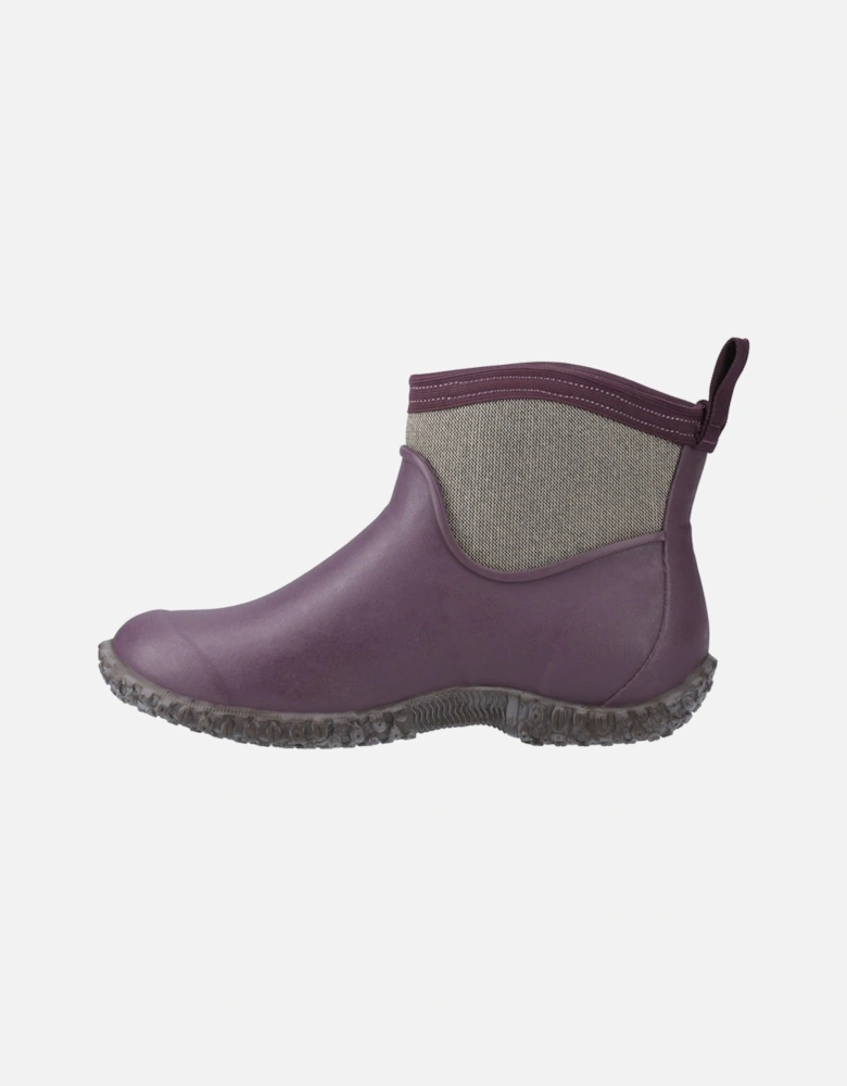 Muck Boots Muckster II Ankle Rubber Wine/ Herringbone Wellington Boots