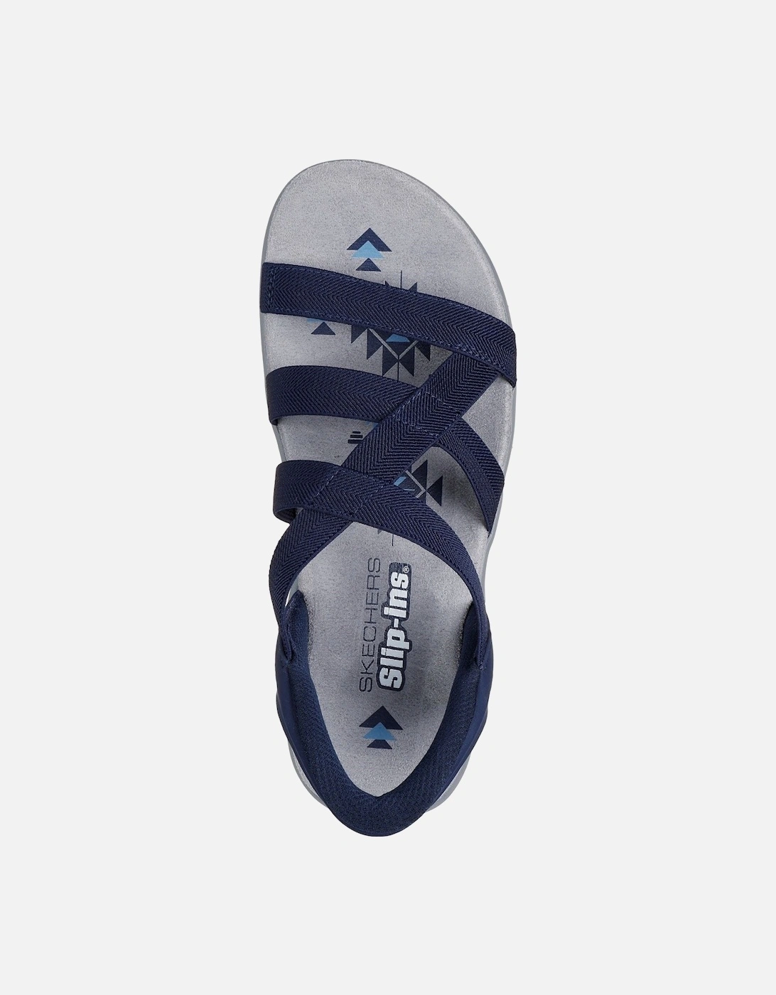 Reggae Slim Stretch Flex Textile Women's Navy Sandals