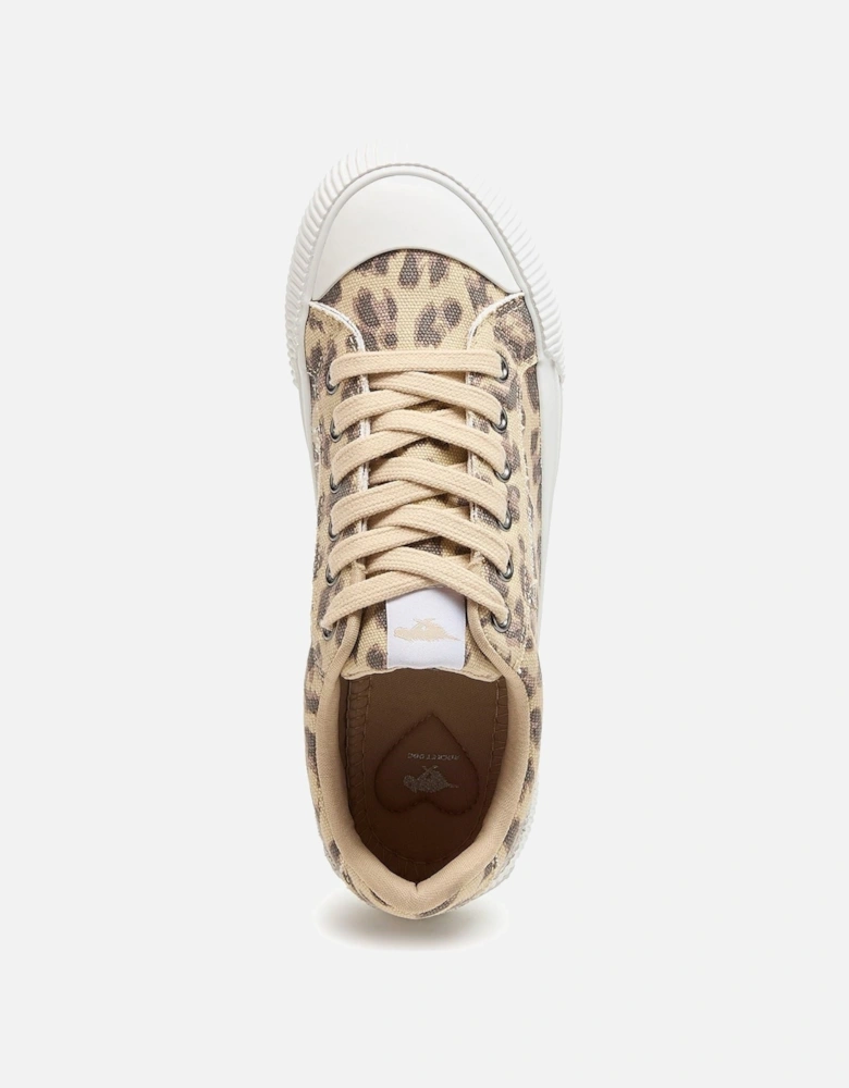 Cheery Dexter Cotton Women's Tan Trainers