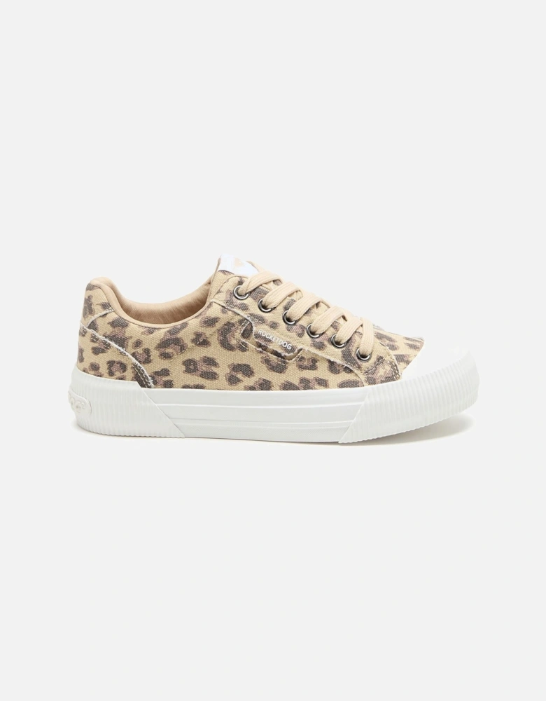 Cheery Dexter Cotton Women's Tan Trainers