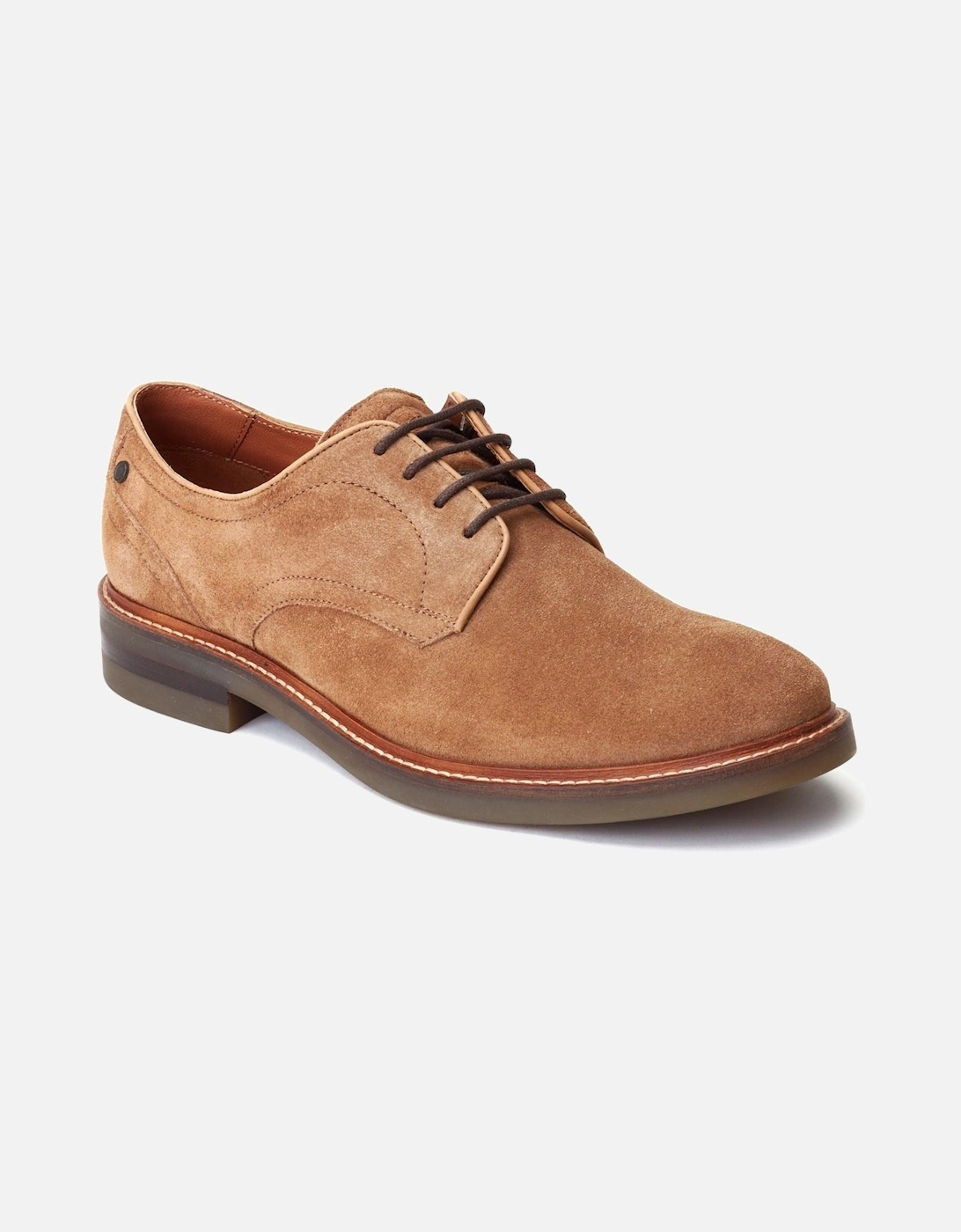 London Mawley Leather Men's Ginger Oxford Shoes, 7 of 6