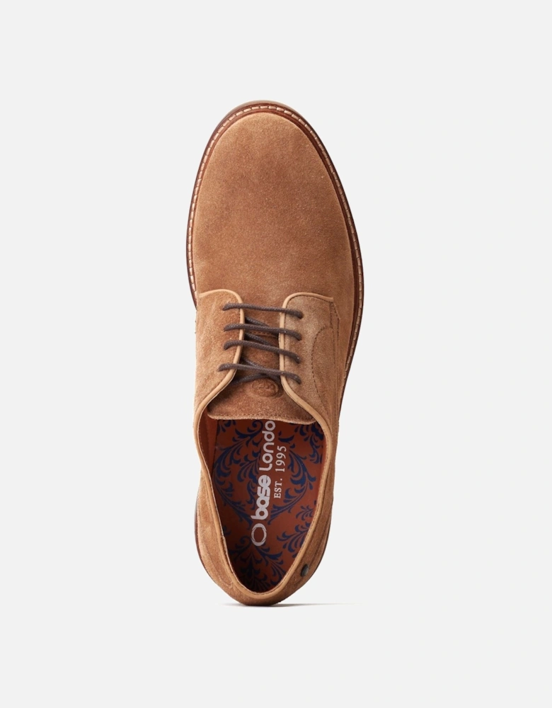 London Mawley Leather Men's Ginger Oxford Shoes